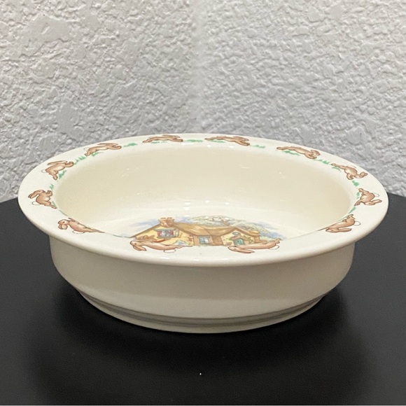 Vintage 1936 ROYAL DOULTON England “Bunnykins” English Fine Bone China 4pc Set - Picture 5 of 16